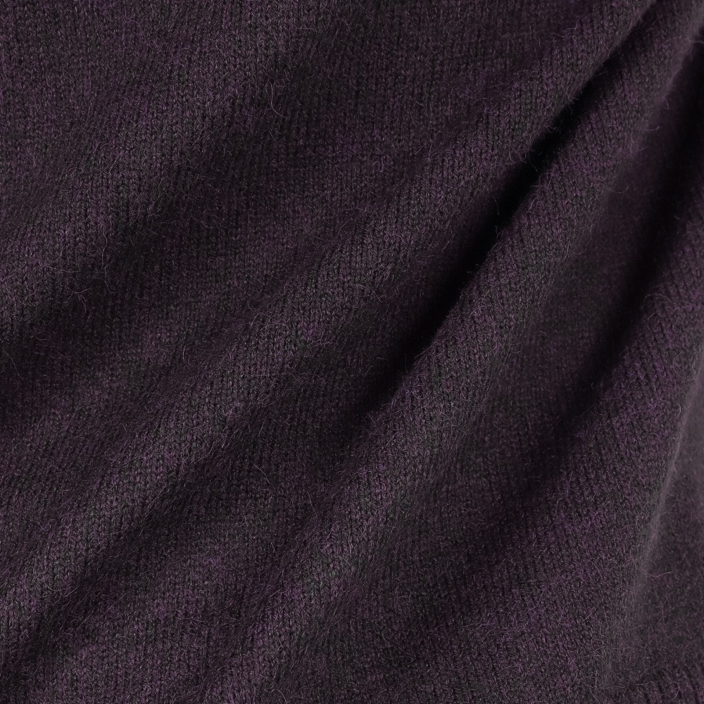 ROSASEN（メンズ）ゴルフウェア ミックスツイード インターシャニット 長袖セーター 044-12011-083-24AW