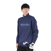 (メンズ)ゴルフウェア ミックスツイード インターシャニット 044-12011-098-24AW