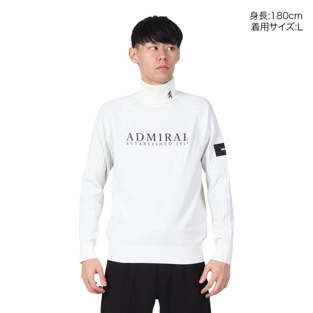 ⭐️新品未使用タグ付き⭐️Admiral GOLF タートルネック(LL) アドミラル ゴルフ（Admiral GOLF）（メンズ）ゴルフウェア 2段ロゴ