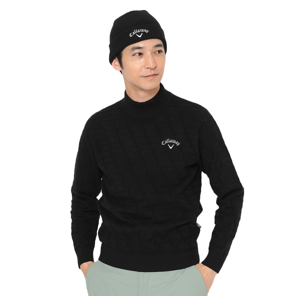 キャロウェイ（CALLAWAY）（メンズ）ゴルフウェア 長袖 リンクス編み