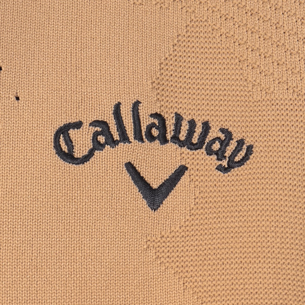 キャロウェイ（CALLAWAY）（メンズ）ゴルフウェア カモフラ柄 ジャカード ニットベスト C23219100-1040