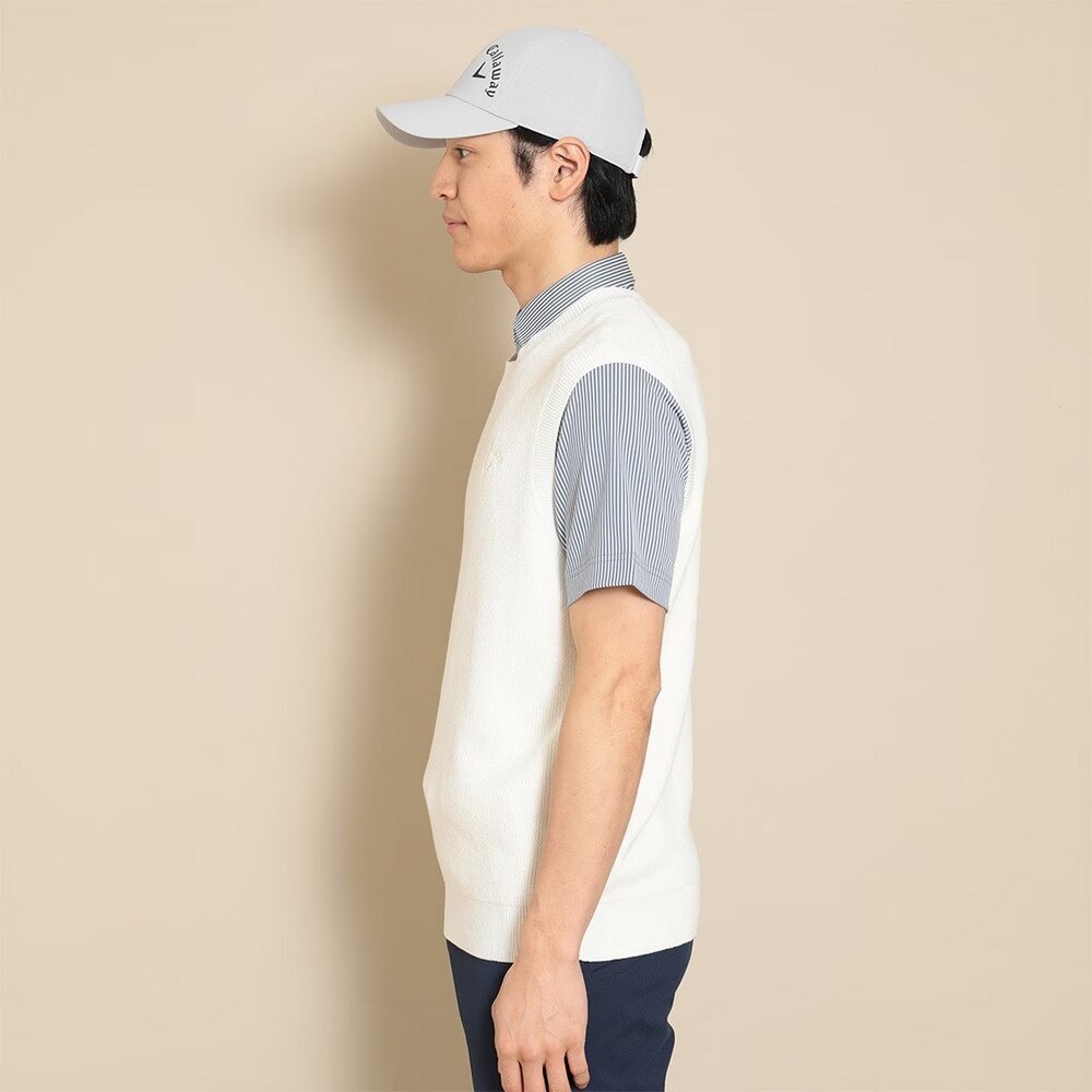 キャロウェイ（CALLAWAY）（メンズ）ゴルフウェア リラックスクルーネックニットベスト C24119101-1031