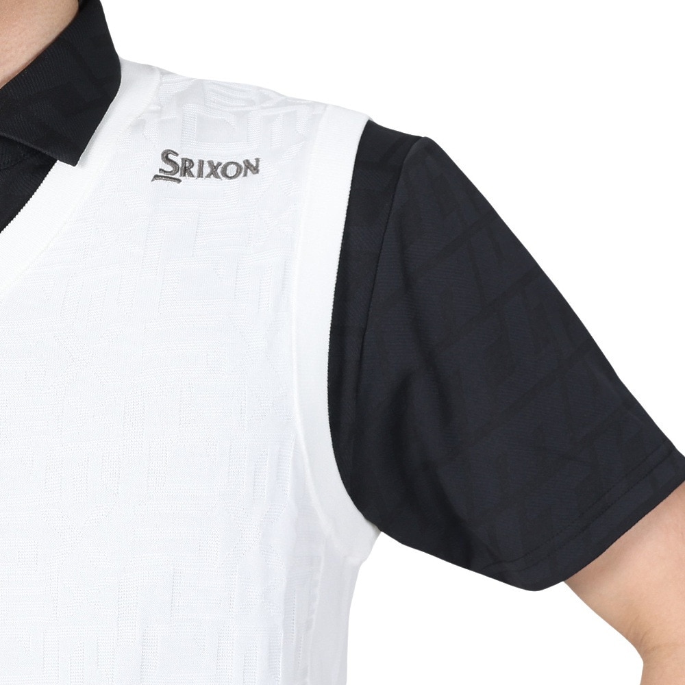 スリクソン（SRIXON）（メンズ）ゴルフウェア Vネックニットベスト RGMXJL80 WH00