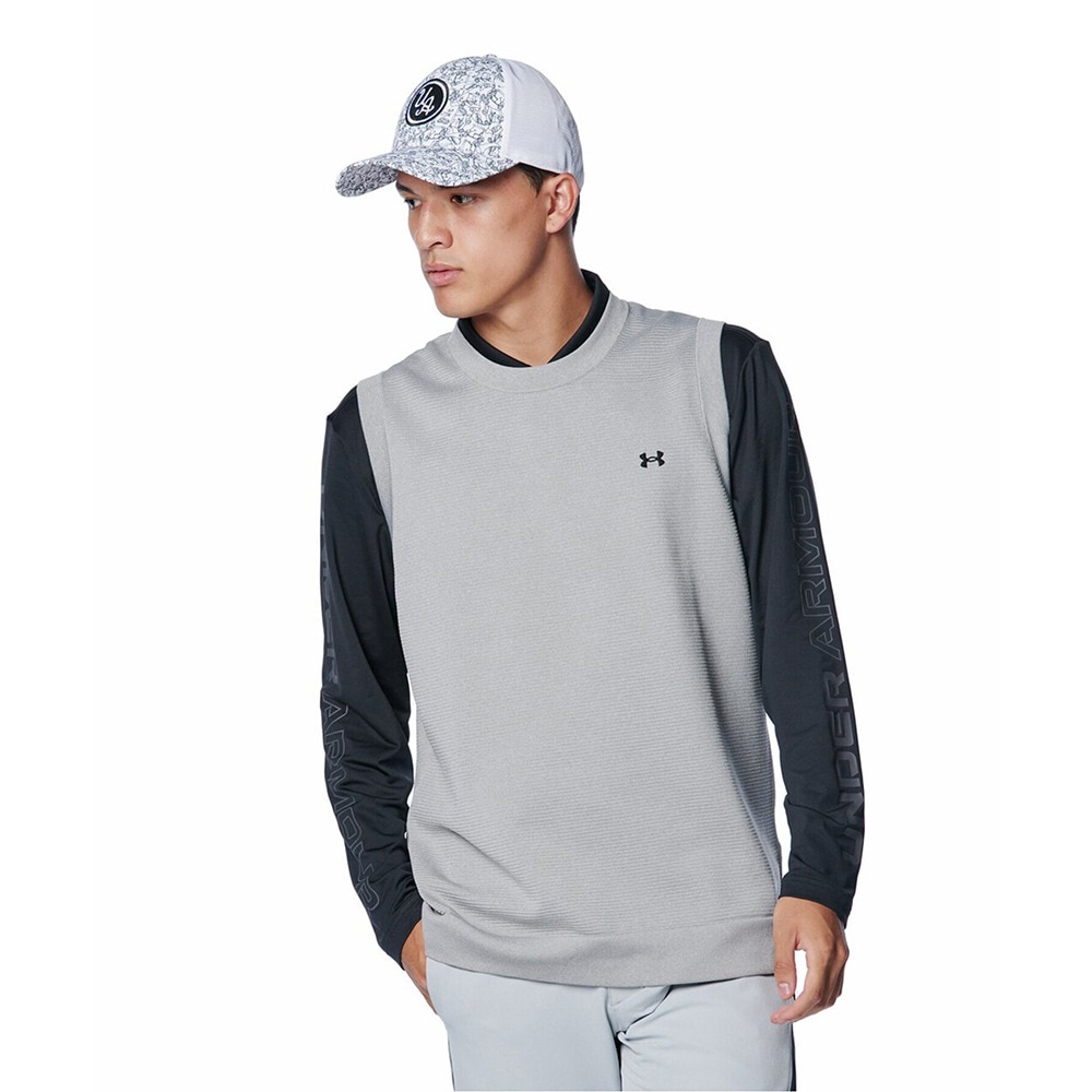 アンダーアーマー（UNDER ARMOUR）（メンズ）ゴルフウェア 保温 DriveProセーターベスト 1388316 035