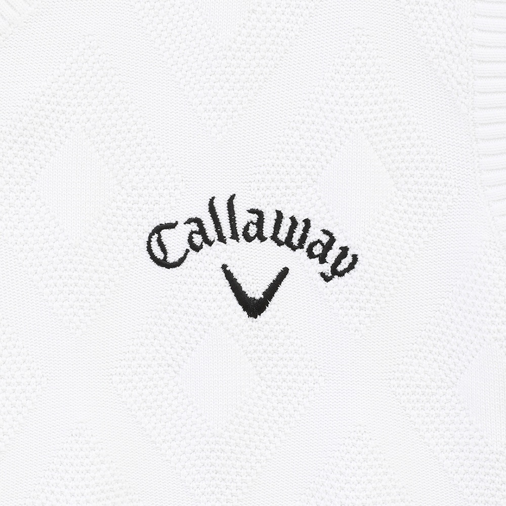 キャロウェイ（CALLAWAY）（メンズ）ゴルフウェア Vネックニットベスト C24219100-1030