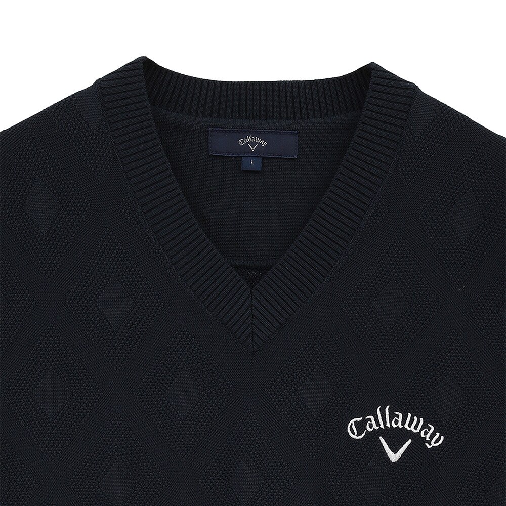 キャロウェイ（CALLAWAY）（メンズ）ゴルフウェア Vネックニット