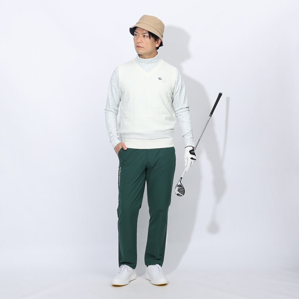 フィドラ（FIDRA）（メンズ）ゴルフウェア 軽量 Vネックベスト FD5STK02 WHT