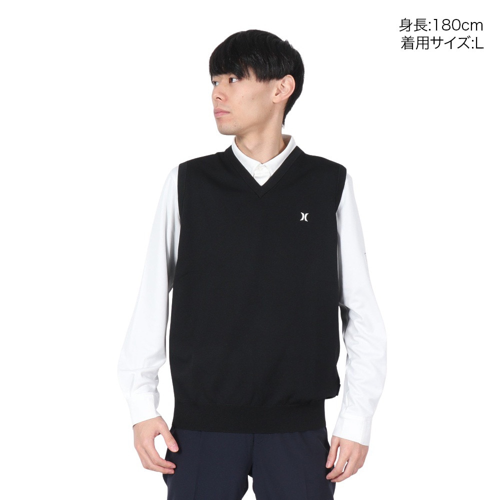 ハーレー（HURLEY）（メンズ）ゴルフウェア 速乾 PHANTOM HG ベスト MGSW242081-BLK