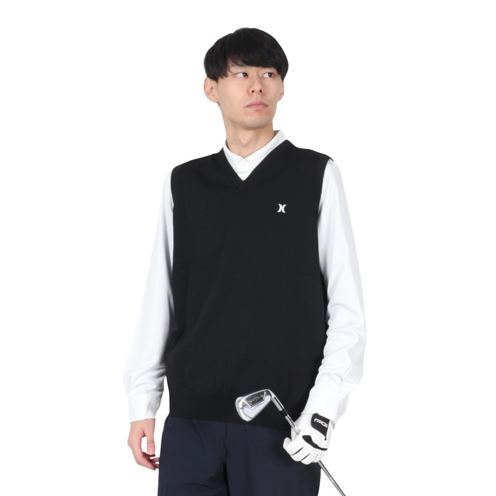 ハーレー（HURLEY）（メンズ）ゴルフウェア 速乾 PHANTOM HG ベスト MGSW242081-BLK