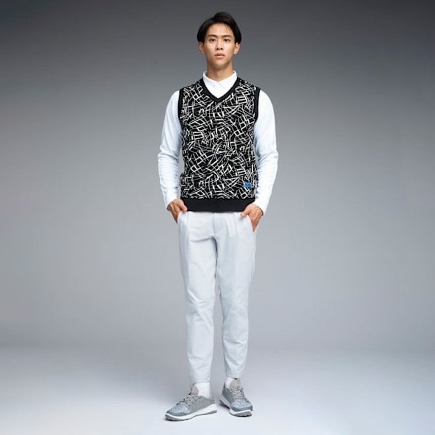 プーマ（PUMA）（メンズ）ゴルフウェア シャドウキャット ニット ベスト 635736-01