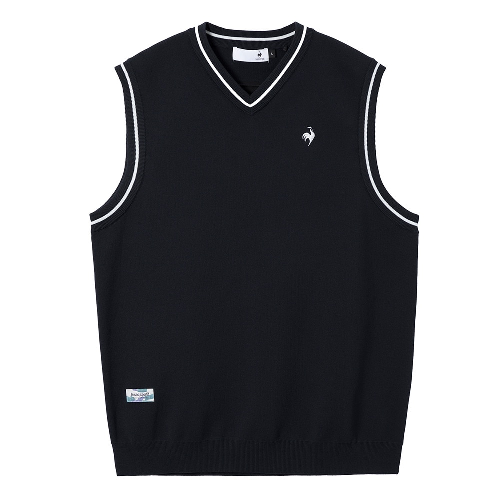 ルコックスポルティフ（lecoqsportif）（メンズ）ゴルフウェア 定番 ニットベスト LG5FVE80M NV00