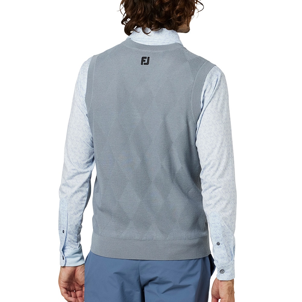 フットジョイ（FOOT JOY）（メンズ）ゴルフウェア アーガイル柄 V