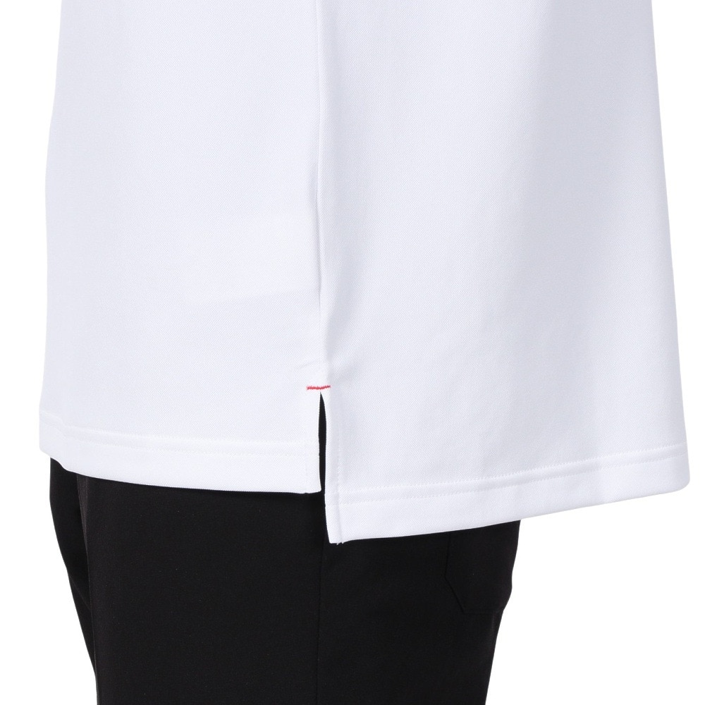 ルコックスポルティフ（lecoqsportif）（メンズ）ゴルフウェア 吸汗速乾 鹿の子 長袖シャツ LG5SLS00M WH00