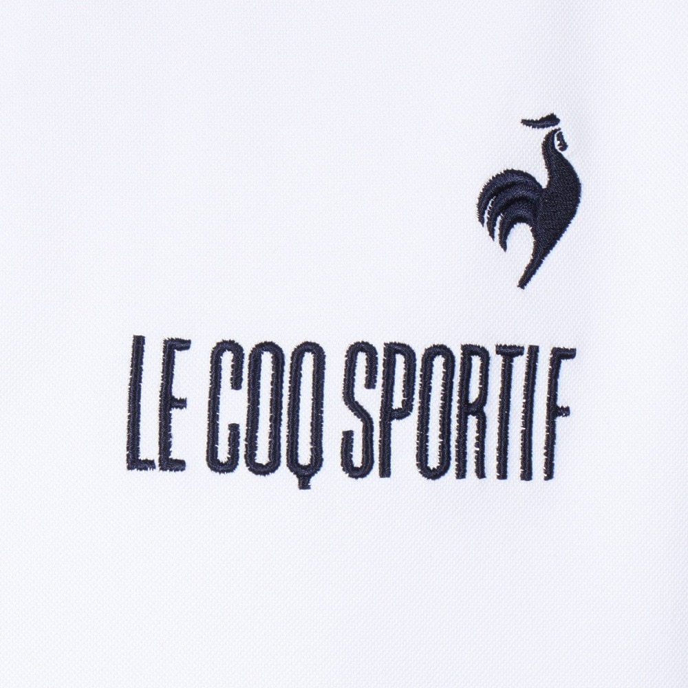 ルコックスポルティフ（lecoqsportif）（メンズ）ゴルフウェア 吸汗速乾 鹿の子 長袖シャツ LG5SLS00M WH00