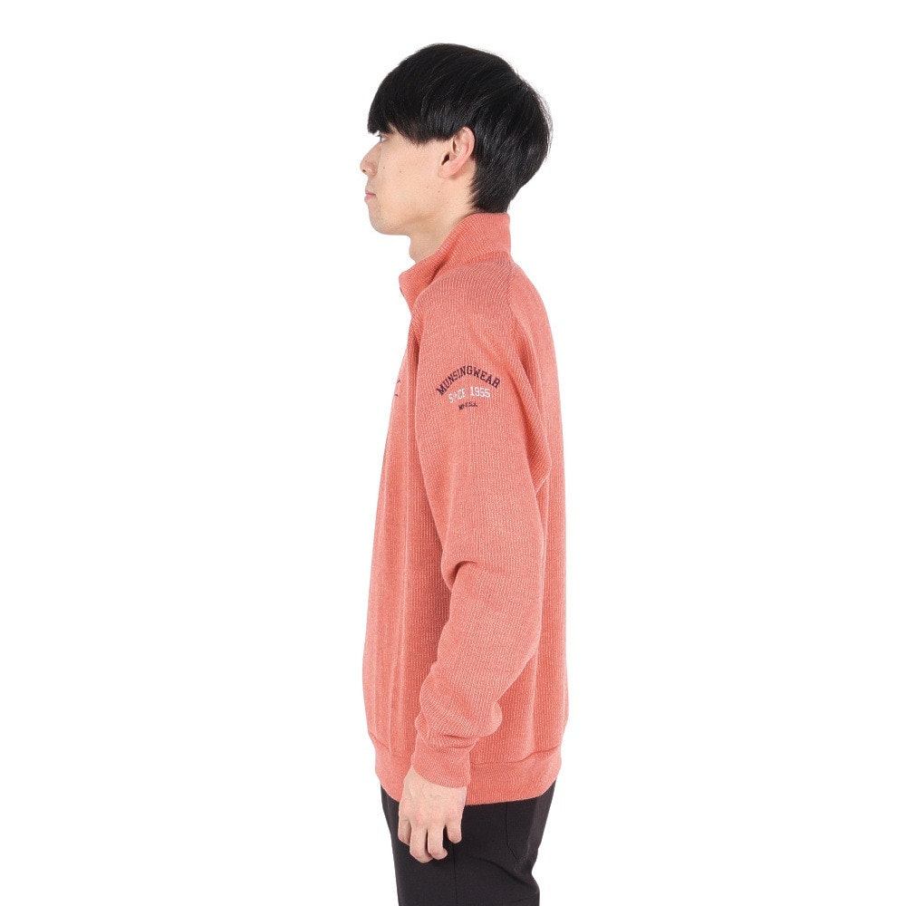 サイズ：LL MUNSING WEAR マンシングウェア 長袖ハーフジップT