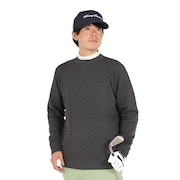 (メンズ)ゴルフウェア 長袖スウェット キルティング クルーネックニット TASL24F030007