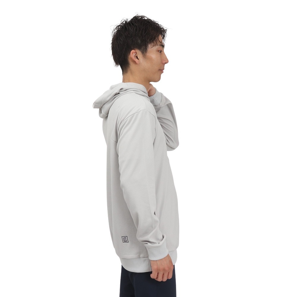 ルコックスポルティフ（lecoqsportif）（メンズ）ゴルフウェア 長袖 パーカー スウェットプルオーバー LG5SSW00M GY00