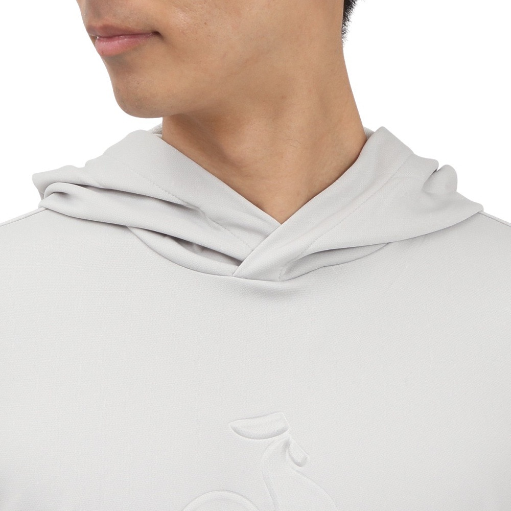 ルコックスポルティフ（lecoqsportif）（メンズ）ゴルフウェア 長袖 パーカー スウェットプルオーバー LG5SSW00M GY00