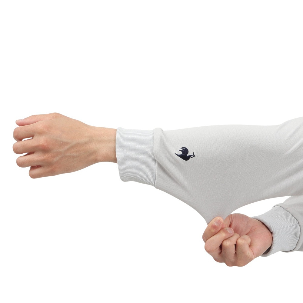 ルコックスポルティフ（lecoqsportif）（メンズ）ゴルフウェア 長袖 パーカー スウェットプルオーバー LG5SSW00M GY00