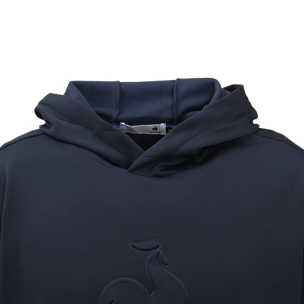 ルコックスポルティフ（lecoqsportif）（メンズ）ゴルフウェア 吸汗 長袖パーカー スウェットプルオーバー LG5SSW00M NV00