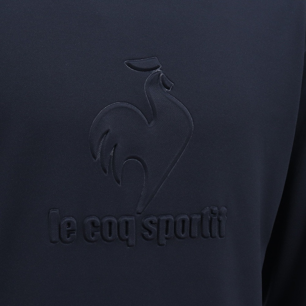ルコックスポルティフ（lecoqsportif）（メンズ）ゴルフウェア 吸汗 長袖パーカー スウェットプルオーバー LG5SSW00M NV00
