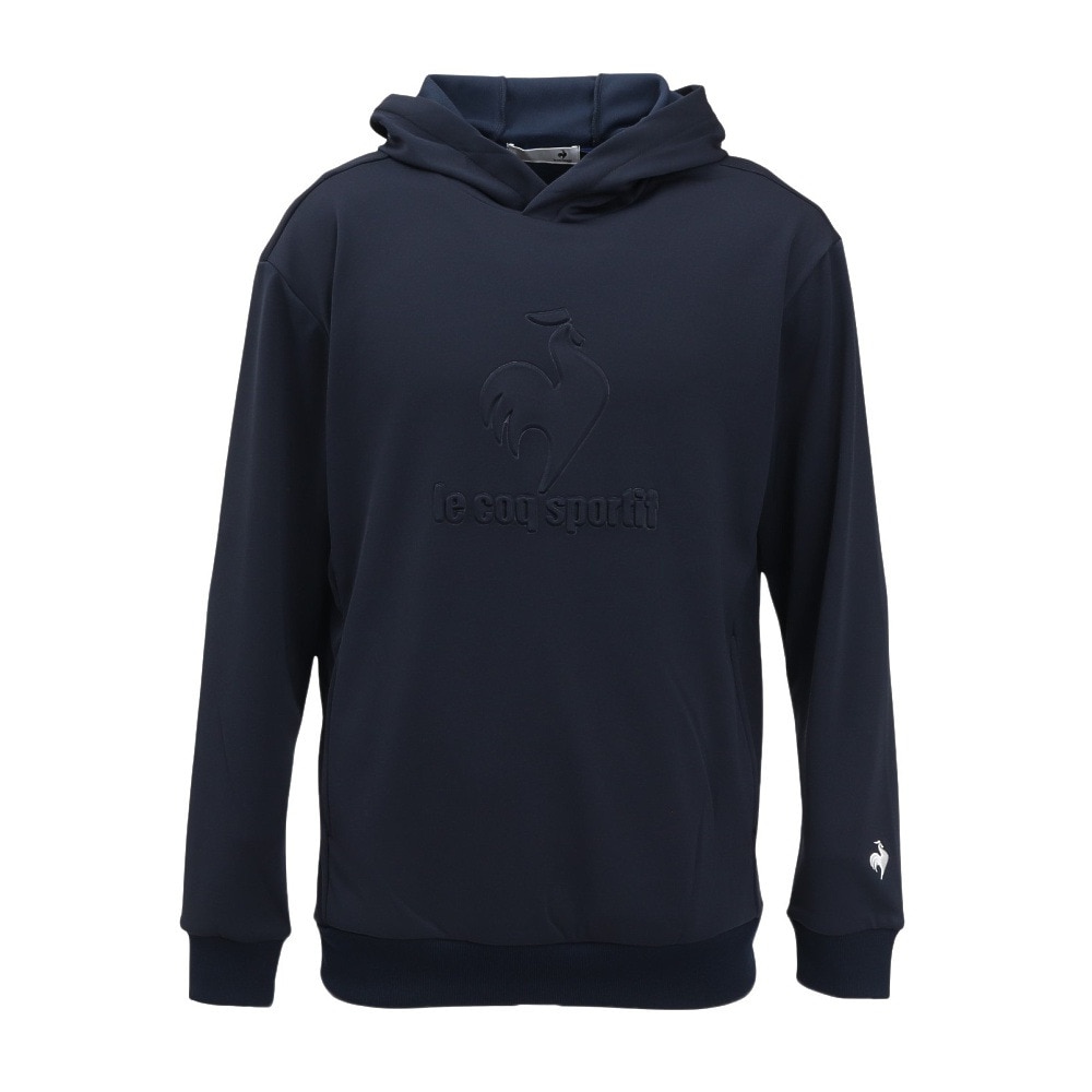 ルコックスポルティフ（lecoqsportif）（メンズ）ゴルフウェア 吸汗 長袖パーカー スウェットプルオーバー LG5SSW00M NV00