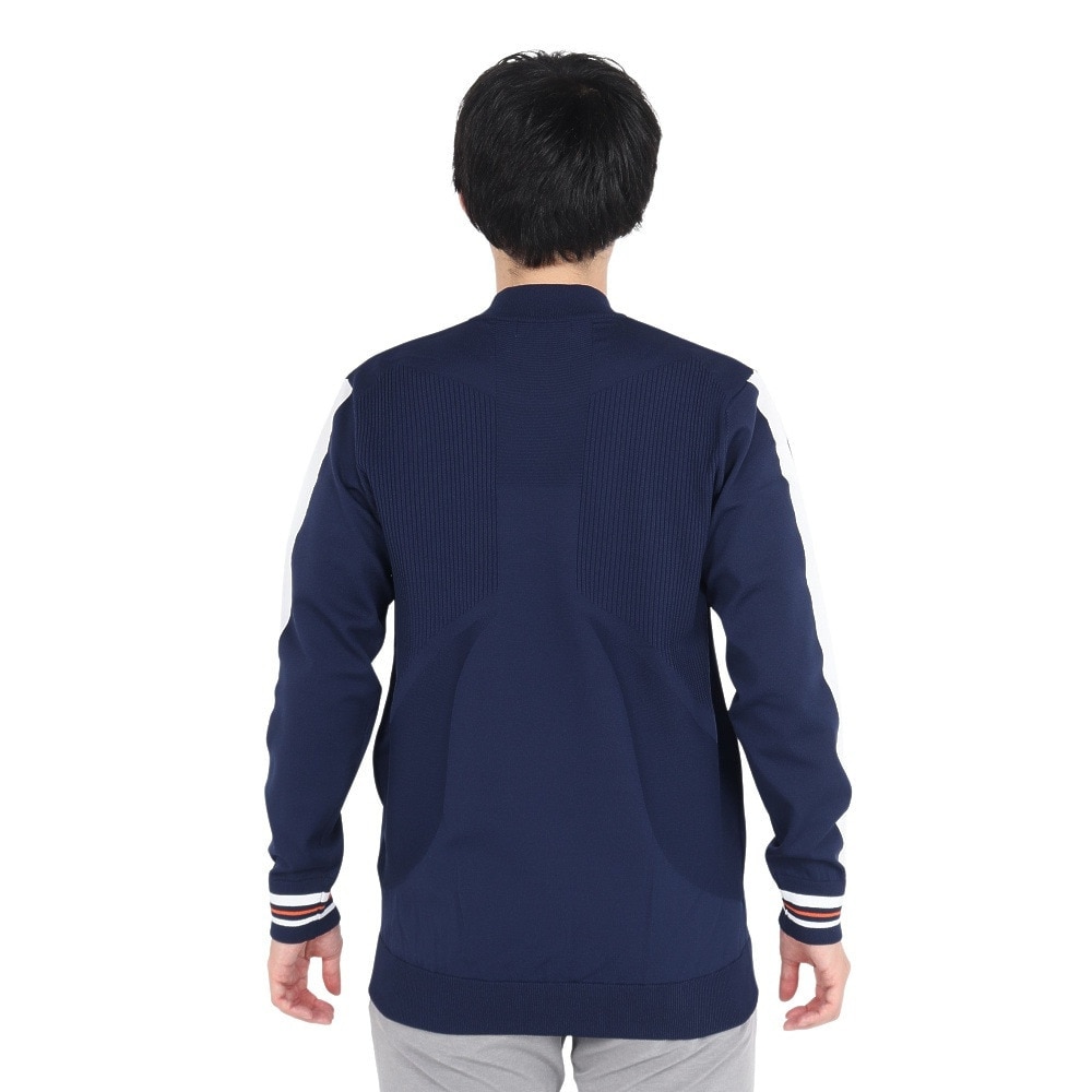 ルコックスポルティフ（lecoqsportif）（メンズ）ゴルフウェア ストレッチフォーサー 長袖 シャツセーター LG4FST02M NV00
