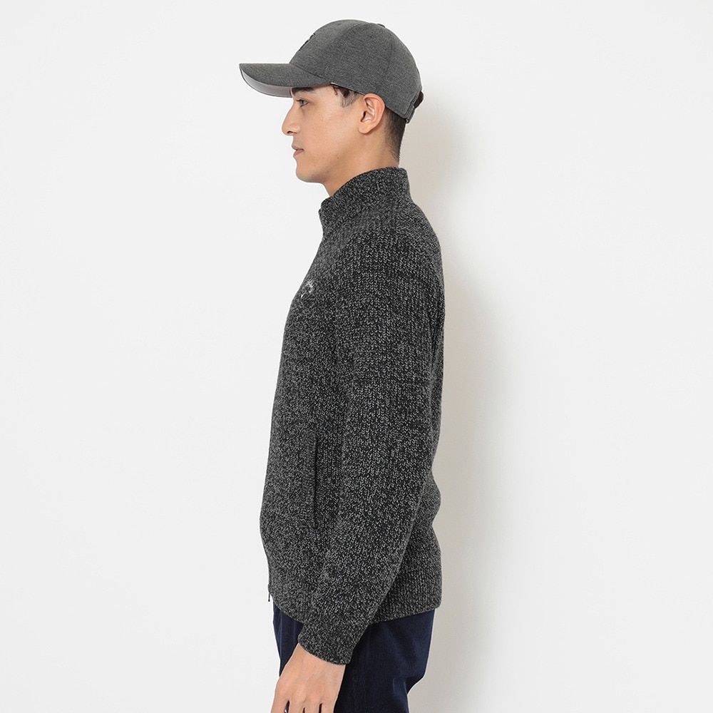 CALLAWAY キャロウェイ 裏地付きニットジャケットLsizeゴルフウェア CALLAWAY キャロウェイ ウール混 ニットジップジャケット 裏地付