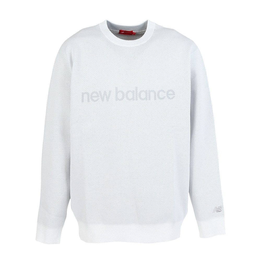 ニューバランス（new balance）（メンズ）ゴルフウェア クルーネック ニット プルオーバー 012-5270002-030