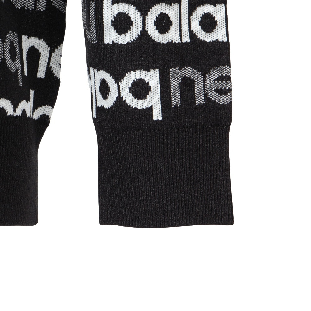 ニューバランス（new balance）（メンズ）ゴルフウェア 吸湿発熱 長袖 クルーネック ニット プルオーバー 012-5270004-010