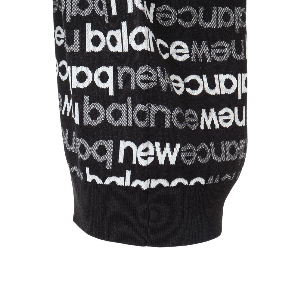 ニューバランス（new balance）（メンズ）ゴルフウェア 吸湿発熱 長袖 クルーネック ニット プルオーバー 012-5270004-010