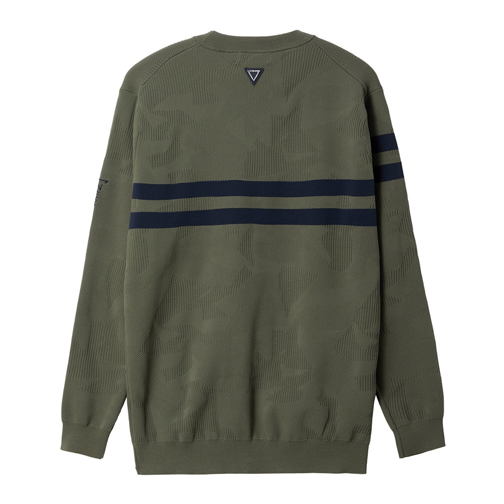 ルコックスポルティフ（lecoqsportif）（メンズ）ゴルフウェア モザイク柄ジャガードセーター LG5FST00M KH00