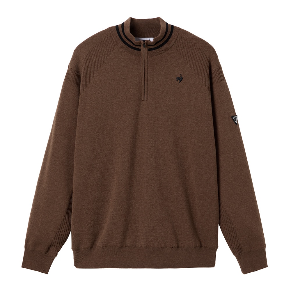 ルコックスポルティフ（lecoqsportif）（メンズ）ゴルフウェア 防風ハーフジップセーター LG5FST81M BW00