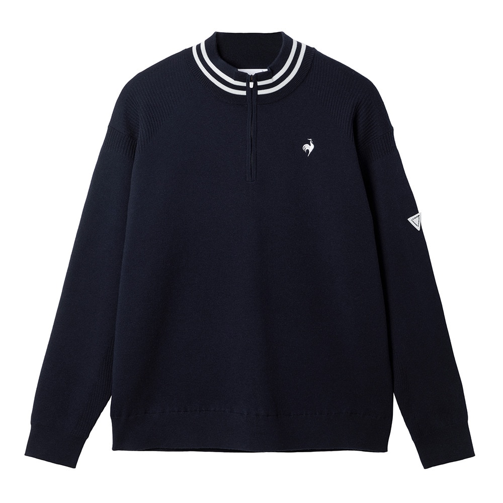 ルコックスポルティフ（lecoqsportif）（メンズ）ゴルフウェア 防風ハーフジップセーター LG5FST81M NV00