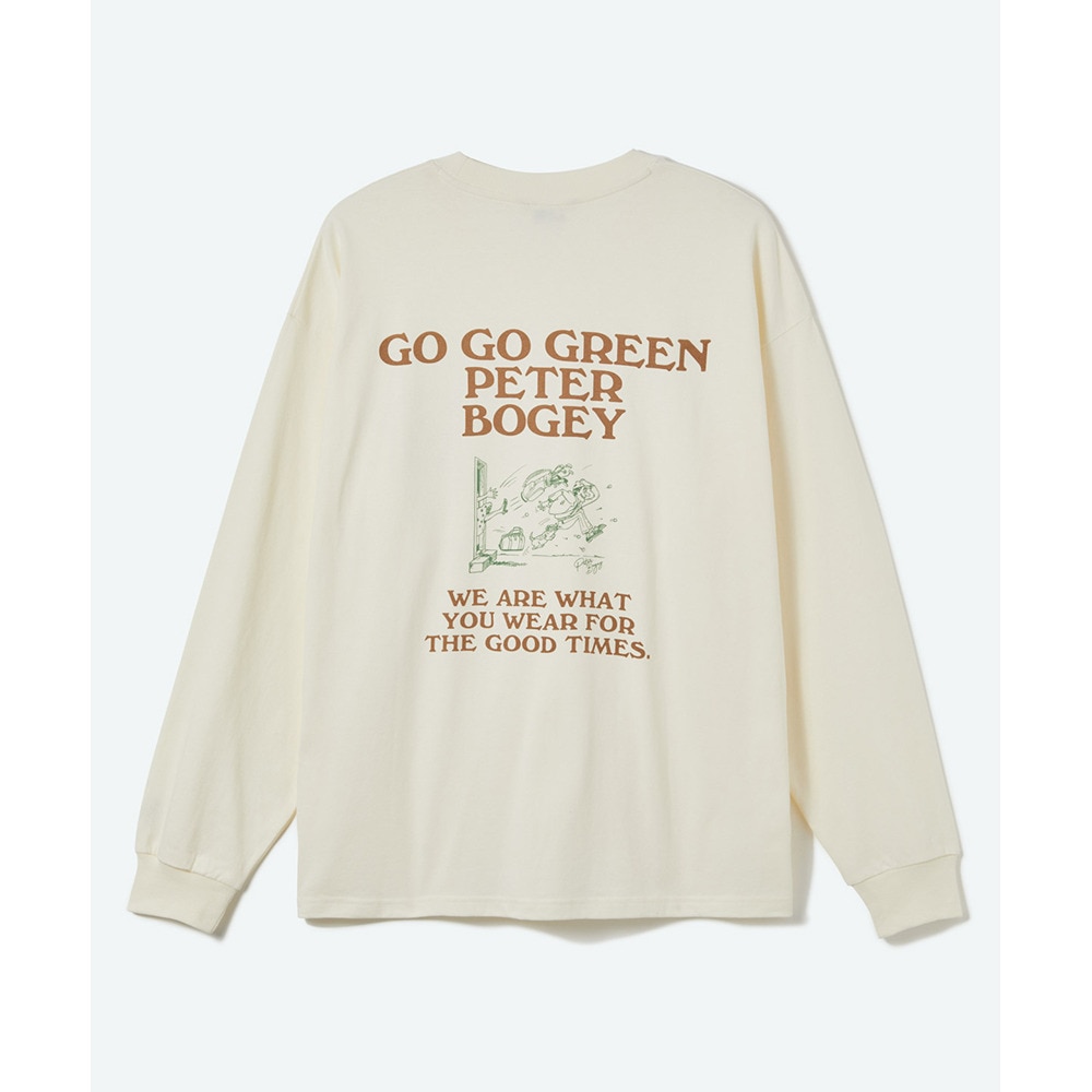 マンシング(MUNSING)ゴルフウェア BOGEY MAN ロングTシヤツ MU5FLT02M WH00(Men’s) マンシング（MUNSING）（メンズ）ゴルフウェア BOGEY MAN ロングT