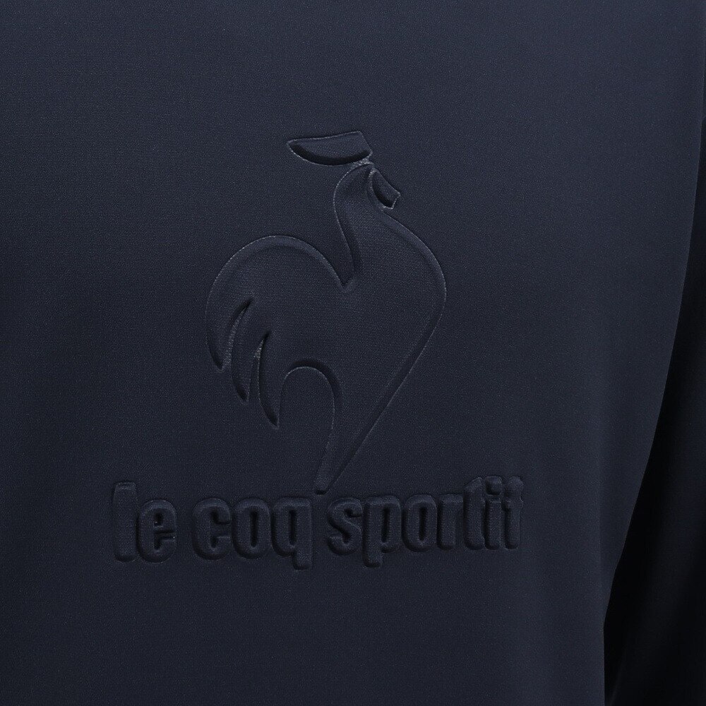 ルコックスポルティフ（lecoqsportif）（メンズ）ゴルフウェア 吸汗 長袖パーカー スウェットプルオーバー LG5SSW00M NV00