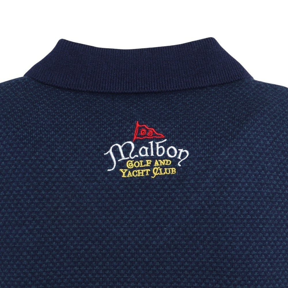マルボンゴルフ（Malbon Glolf）（メンズ）ゴルフウェア 半袖 セーター 