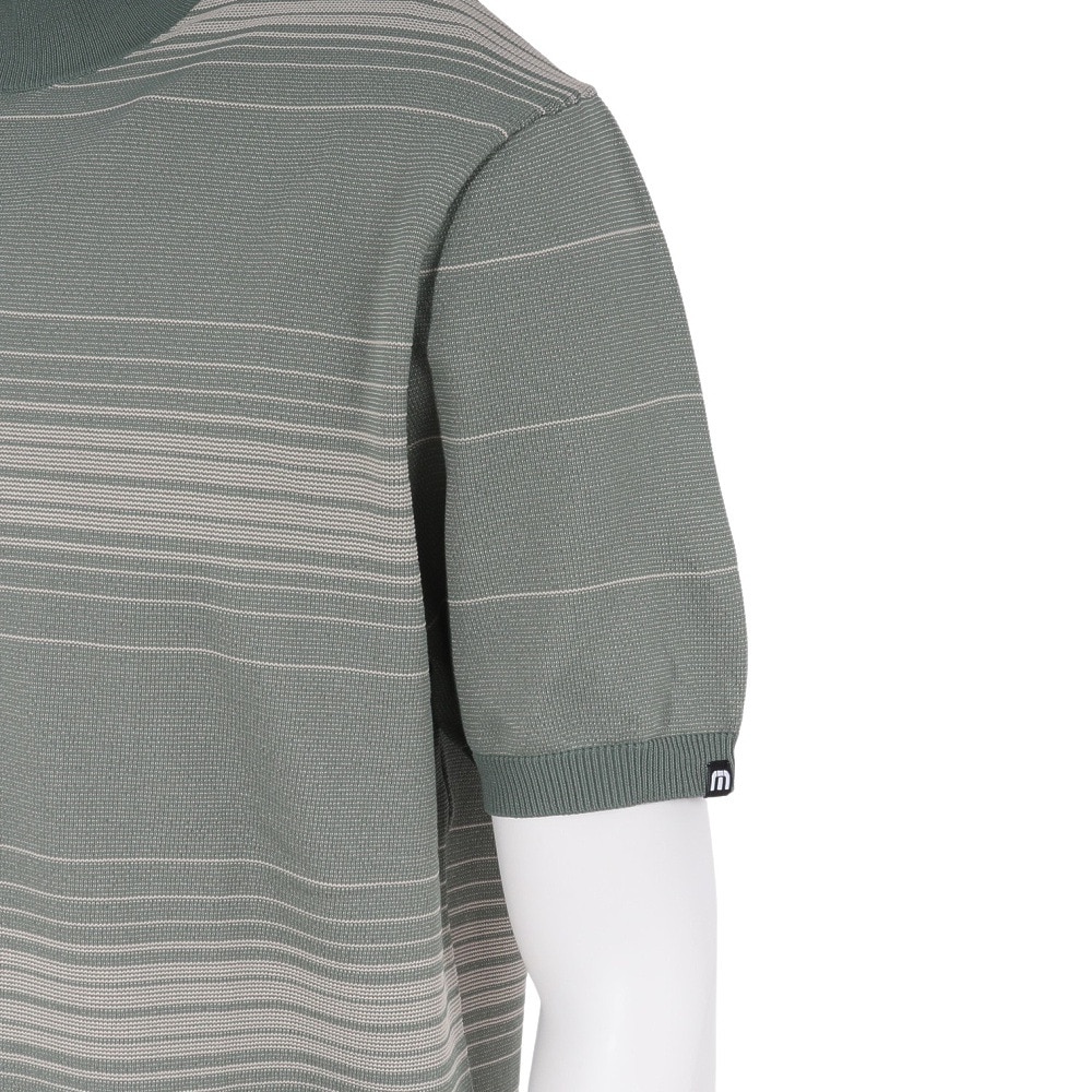 トラヴィスマシュー（Travis Mathew）（メンズ）ゴルフウェア モックネック 半袖ニット 7AI046-3OLG