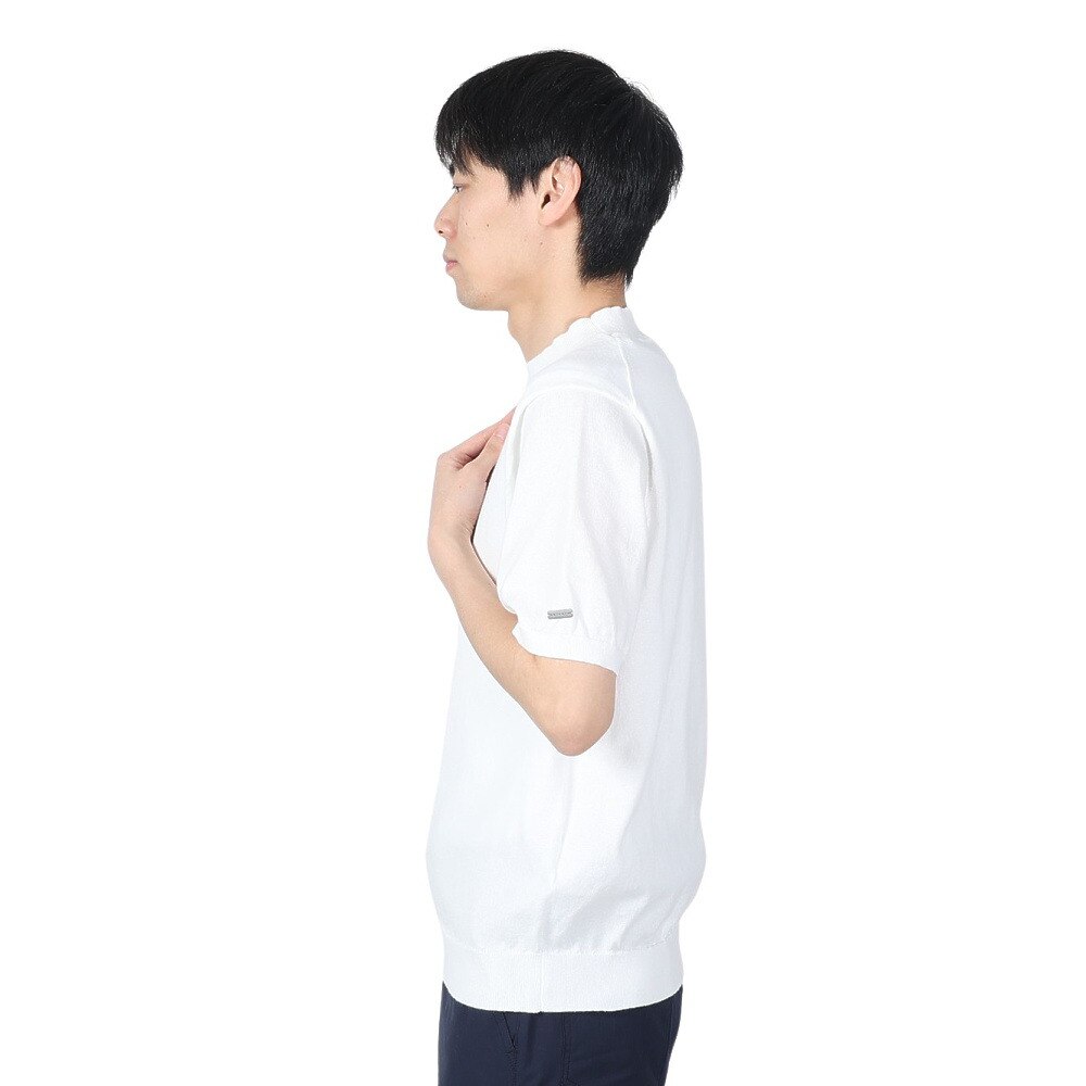 エピキュール（epicure）（メンズ）ゴルフウェア シンプル半袖モックネック 151-11341-004