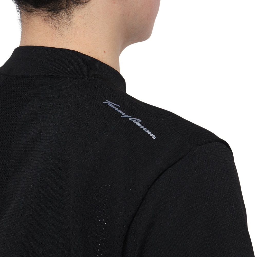 トミーアーマー（Tommy Armour）（メンズ）ゴルフウェア 半袖ニット モックネック TASL24S030003 BLK