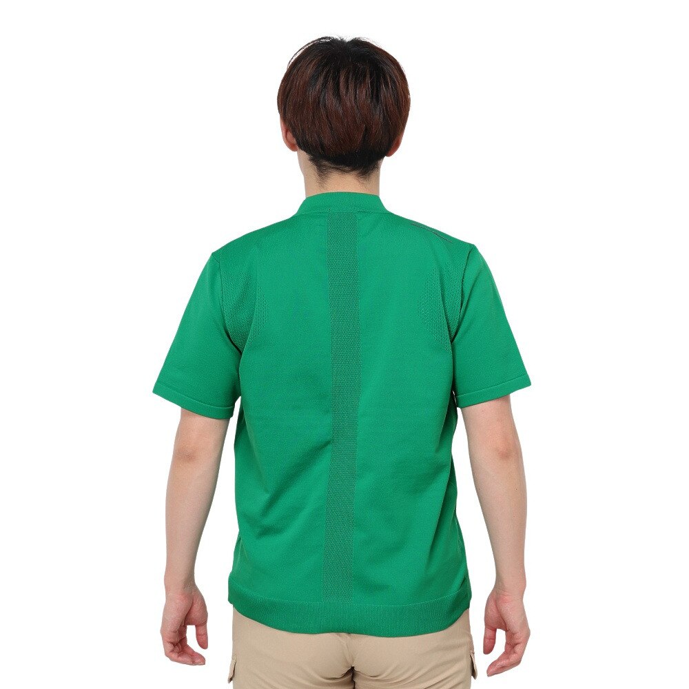 トミーアーマー（Tommy Armour）（メンズ）ゴルフウェア 半袖ニット モックネック TASL24S030003 GRN