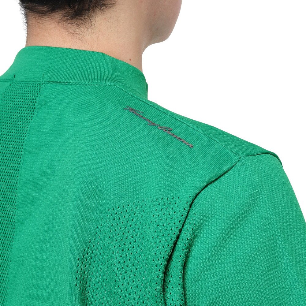 トミーアーマー（Tommy Armour）（メンズ）ゴルフウェア 半袖ニット モックネック TASL24S030003 GRN