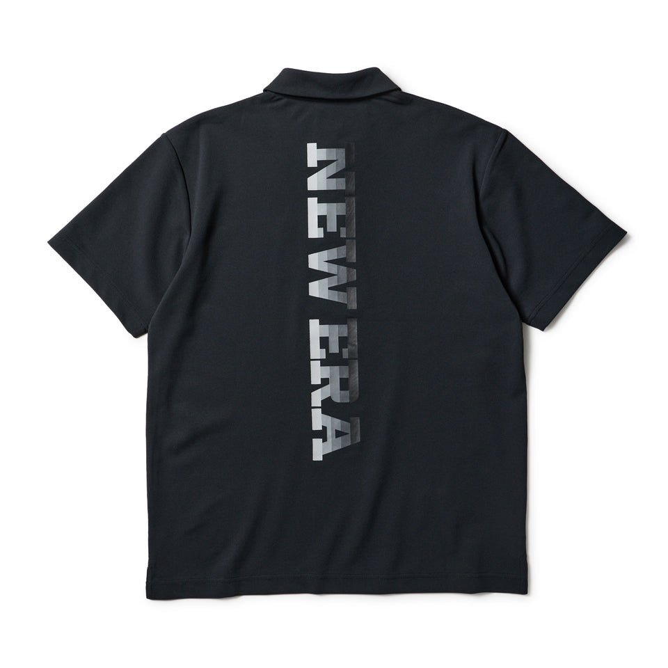 ニューエラ（NEW ERA）（メンズ、レディース）ゴルフウェア 吸汗速乾 半袖 鹿の子 ポロシャツ Vertical ロゴ 14859942