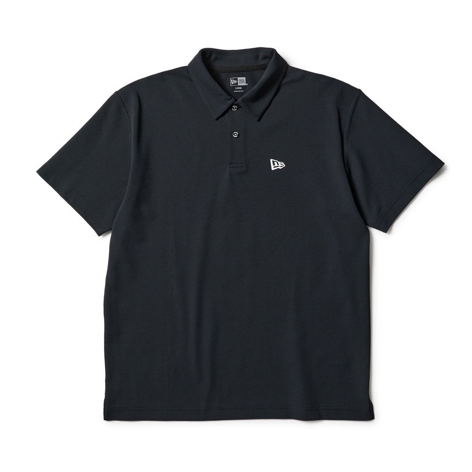 ゴルフウェア 吸汗速乾 GFW 半袖鹿の子ポロシャツ Vertical Logo ニューエラ（NEW ERA）（メンズ、レディース）ゴルフウェア 吸汗速乾