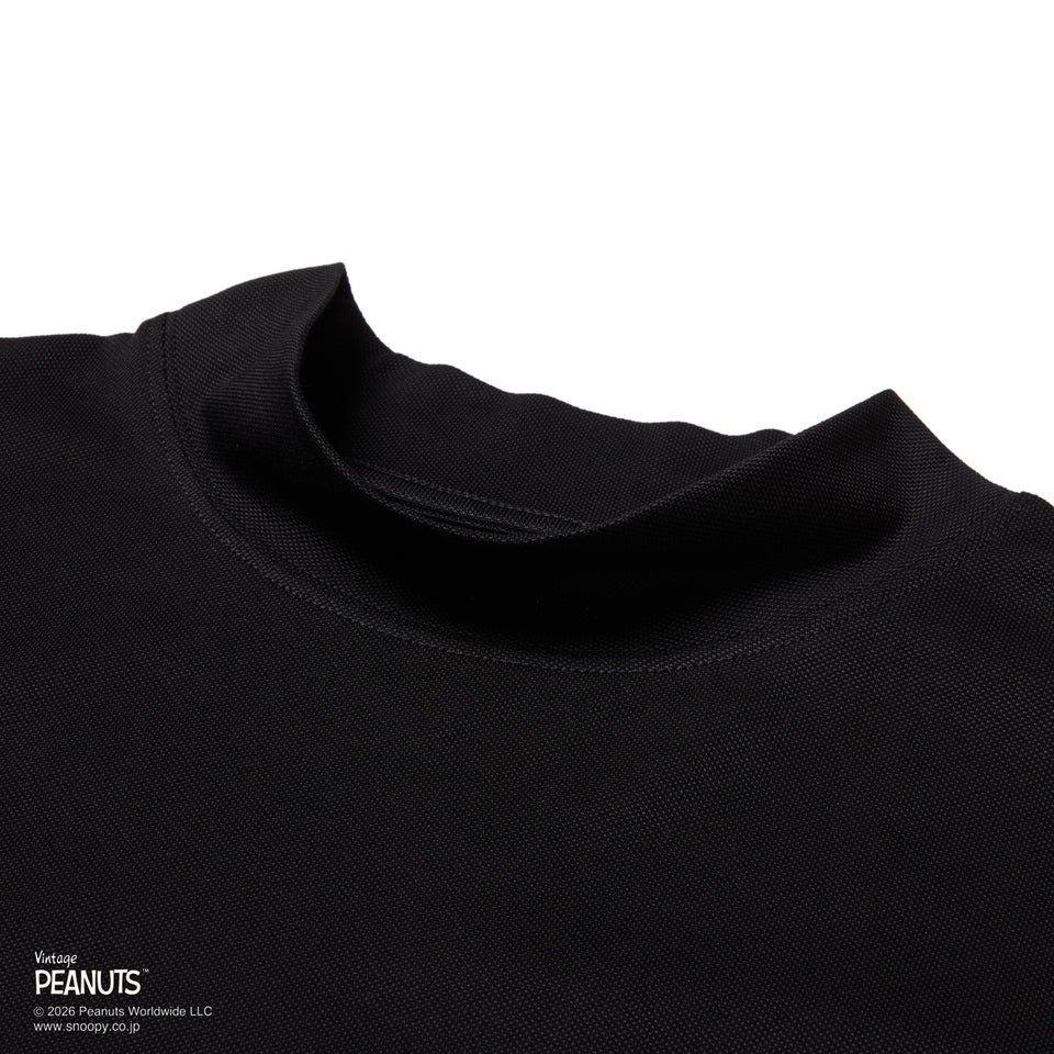 ニューエラ（NEW ERA）（メンズ、レディース）ゴルフウェア 吸汗速乾 ミッドネック 半袖Tシャツ ビンテージピーナッツ 14865851
