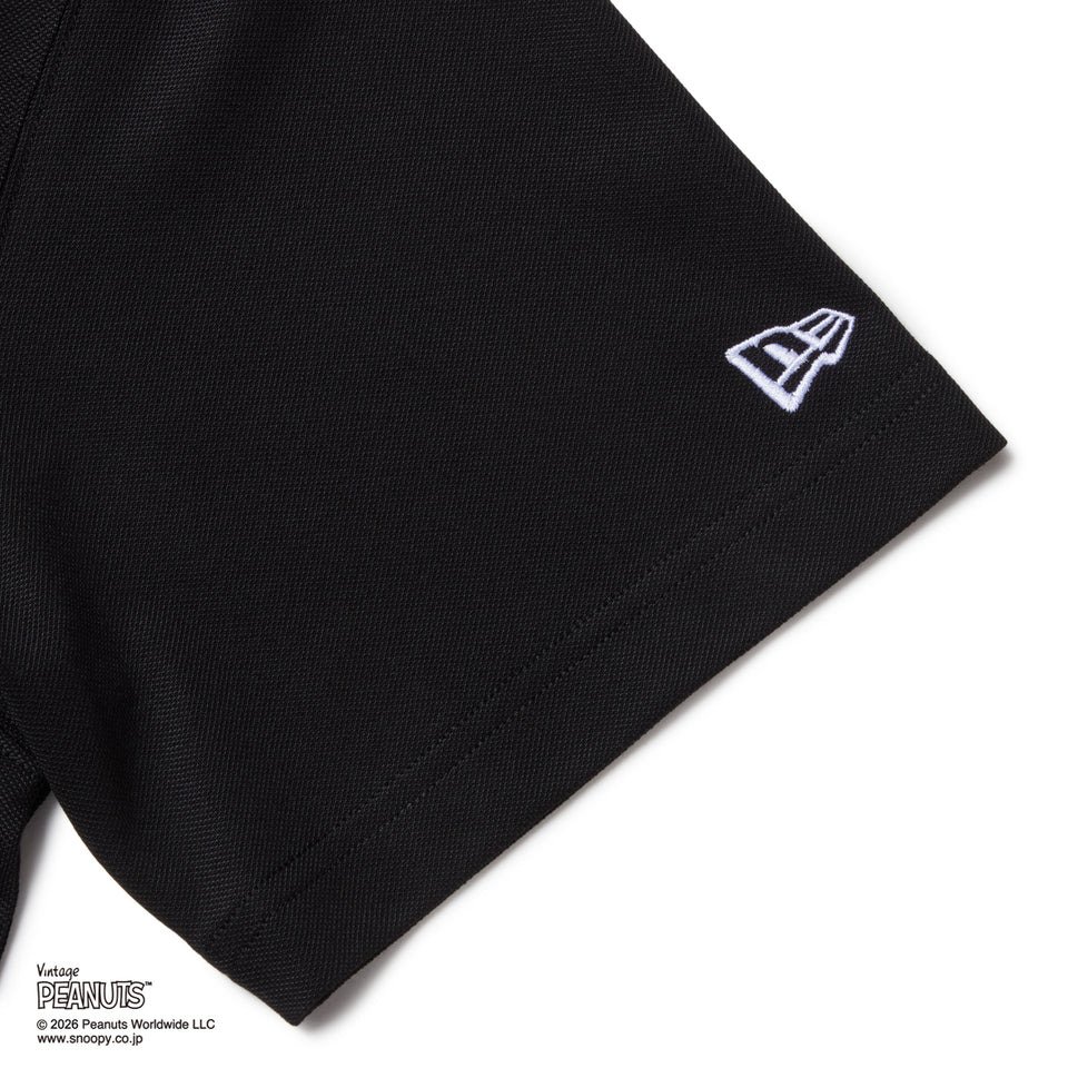 ニューエラ（NEW ERA）（メンズ、レディース）ゴルフウェア 吸汗速乾 ミッドネック 半袖Tシャツ ビンテージピーナッツ 14865851