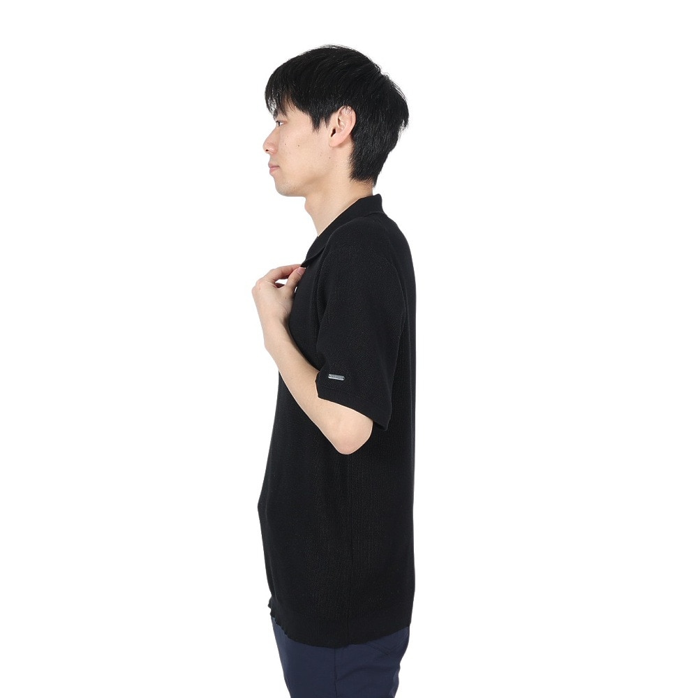 エピキュール（epicure）（メンズ）ゴルフウェア 半袖 ジップアップポロ 151-11340-019