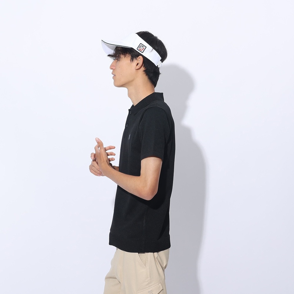 トミーアーマー（Tommy Armour）（メンズ）ゴルフウェア 半袖ニット ポロシャツ TASL24S030004 BLK