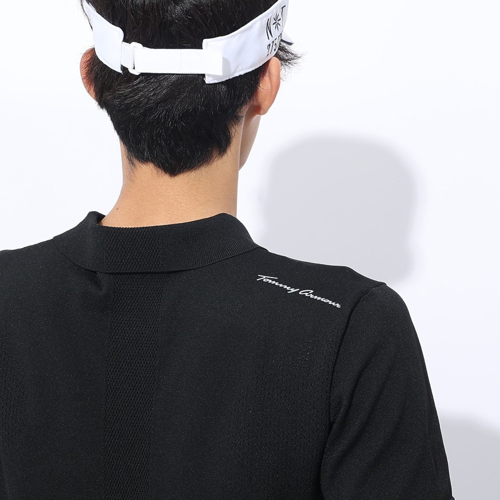 トミーアーマー（Tommy Armour）（メンズ）ゴルフウェア 半袖ニット ポロシャツ TASL24S030004 BLK