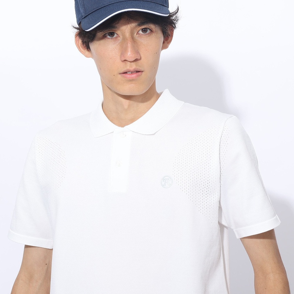 トミーアーマー（Tommy Armour）（メンズ）ゴルフウェア 半袖ニット ポロシャツ TASL24S030004 WHT